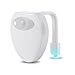 Boomile Rechargeable Toilet Night Light with Waterproof Design, LED Toilet Night Light, Toilet Bowl Light, Motion Activated in Darkness Only