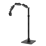 Arkon Pro Phone Stand for Live Streaming Baking Crafting Stamping and Art or Tutorial Videos Black Retail - HD8RV29