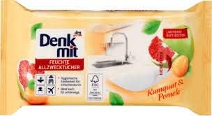 Denkmit Kumquat & Pomelo Multi-Purpose Cloths 1 x Pack of 50