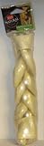 Hartz Bone Rawhide Braid, Natural, 10 Inch, Large Dogs (Pack of 4)