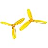 RJX-5x45x3-5045-5-Inch-3-Blade-Propeller-CW-CCW-for-FPV-Racer-4-pairs-Transparent-Yellow