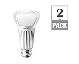 Philips 451906 100 Watt Equivalent A21 LED Light Bulb Soft White, Dimmable - 2 Pack
