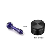 SMKPIP 4.1 Inch Long Pipe,Handmade Glass New Style Blue Spider Bub