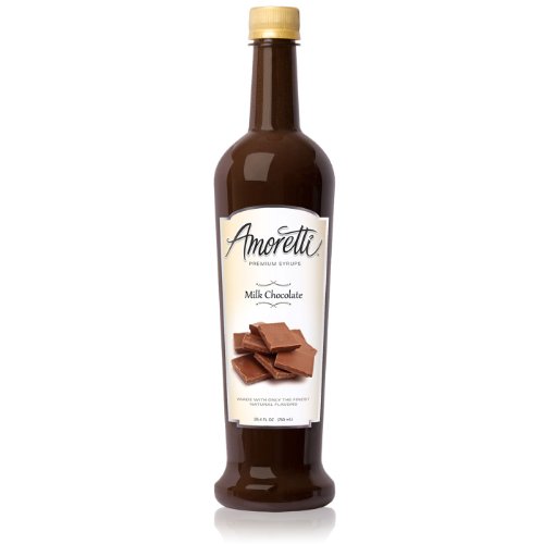 image for Amoretti Premium Syrup, Milk Chocolate, 25.4 Ounce