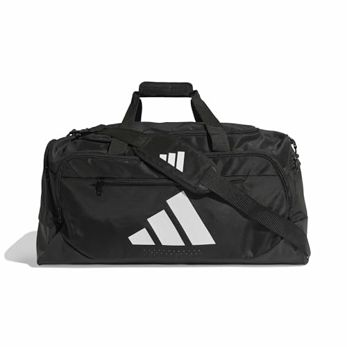Unisex Adulto Training Defender Duffle Bag Medium Duffel Bag, Black/White, One Size