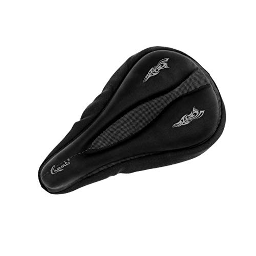 Polymer True Utility Silicone Bike Seat Cover – Bike Saddle Cover – The Most Comfortable Bicycle Seat. Best Gel Saddle Cover, Wide and Large Suitable for Mountain Bike Seats and Road Bike Saddles. Pad
