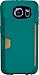 Smartish Galaxy S6 Wallet Case - Wallet Slayer Vol. 1 - Ultra Slim Protective Wallet Cover - (Silk) - Pacific Green