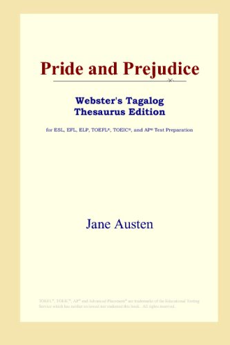 Pride And Prejudice Webster S Tagalog Thesaurus Edition Austen Jane Amazon Com Books