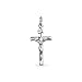 Bling Jewelry Christian Catholic Religious Jesus Inri Crucifix Cross Pendant Necklace For Women For Teen .925 Sterling Silver 1.25 Inch