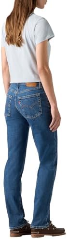 724 High Rise Straight, Jeans Donna, Mosey Mid Stone, 31W / 30L