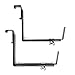 Hold It Mate Universal Adjustable 20” Planter Box Bracket Kit includes 2 Heavy Duty Bottom Adjustable 5.5 to 8.5” Brackets Holds up to 30” Long Planter Box for Vertical Spindled Deck Railings