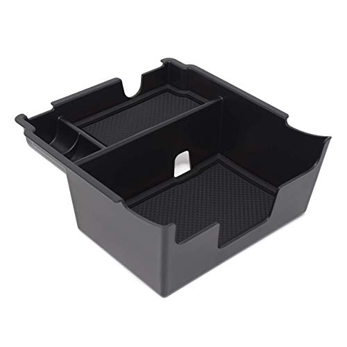 Custom Fit Center Console Armrest Organizer Accessories for 2018 2019 2020 Subaru Crosstrek and Impreza (Solid Black)