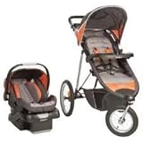 Eddie Bauer TrailGuide Jogger Travel System includes a SureFit Infant Car
