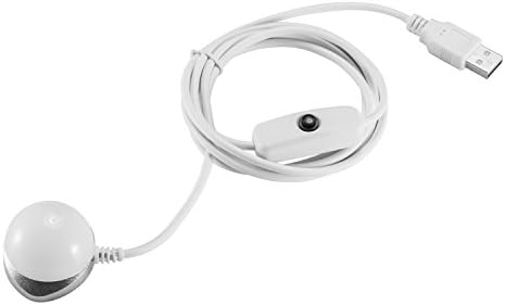 USB Night Light,Independent Switch,Soft light Micro Lamp Perfect for Night Working &amp; Book Reading , Game Playing suitable in Bedroom Dormitory Study &amp; camping tent (Nature White) (white)