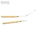 Neitsi® Hair Extension Remove Pliers + Pulling Hook + Bead Device Tool Kits for Nano Rings Beads Loops (with Brown# Nano Rings)