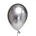 Metallic Silver Balloons 12 inch 50pcs Party Balloons Birthday Helium Balloon Chrome Latex Balloons
