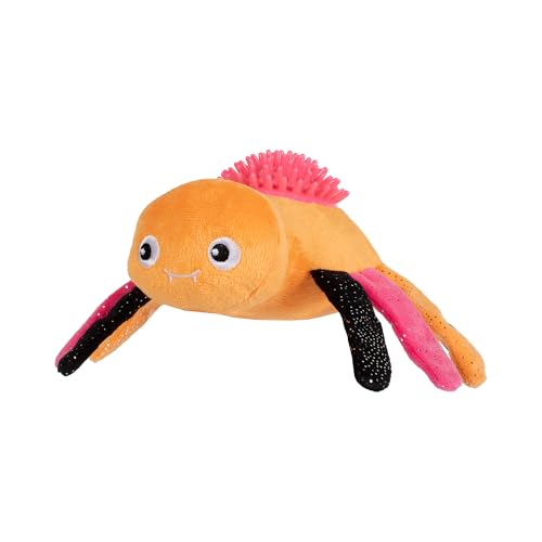 Fringe Studio Pet Toy, Stop Bugging ME Pastel Plush Dog Toy with Spiky TPR Ball…