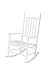 Sunjoy Safavieh Shasta White Wood Rocking Chair