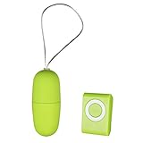 Ecurson Women Vibrating Jump Egg Wireless MP3 Remote Control Vibrator Sex Toys Products (Green)