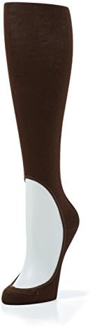 KEYSOCKS Brown Winter Warm Knee High No Show Socks