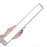 LED Closet-Light, Super Bright LED Lights with Motion Sensor. Ultra Slim Designed Under Cabinet Lighting with Light Guide Panel. Fits Well in Closet, Wardrobe, Cupboard, Shed, or Anywhere Dark.