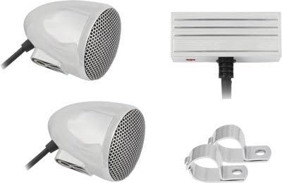 CYCLE SOUNDS ATV/UTV SOUND SYSTEM WITH 2 INCH SPEAKERS CHROME
