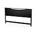 South Shore Step One Headboard, King 78-Inch, Pure Black
