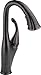 Delta Faucet Addison Bar Faucet Oil Rubbed Bronze, Bar Sink Faucet Single Hole, Wet Bar Faucets with Pull Down Sprayer, Prep Sink Faucet, Delta Touch2O Technology, Venetian Bronze 9992T-RB-DST