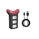DEERC 1Pc of 2500mah 7.4V Intelligent Battery for HS100 Red Color