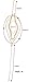 Suyi Women Girl Unique Alloy Fish Bones V Shape Sequins Choker Necklace with Long Chain Pendant A-Gold