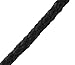 Mandala Crafts Bolo Braided Leather Cord for Bolo Tie Cord Crafts - 6.5 Feet Round Genuine Braided Leather Bolo Cord 6mm Leather Rope for Jewelry Making