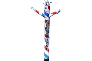 FFN Barber Shop 20 Foot Tall Inflatable Tube Man Air Powered Dancing Puppet Guy for Outdoor Advertising, Replacement Dancer Only