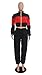 Bluewolfsea Women's Letter Print 2 Piece Outfit Colorblock Windbreaker Jacket Crop Top and Long Pants Set