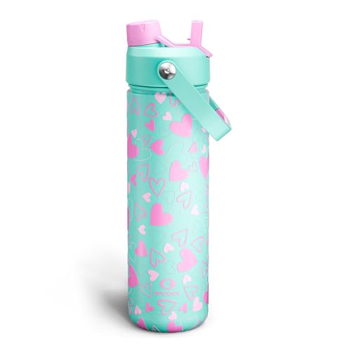 ENCOOL Insulated Water Bottle Straw Stainless Steel