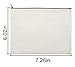 10 PCS White Canvas Makeup Cosmetic Bag - Pouch Zipper Bag Organizer
