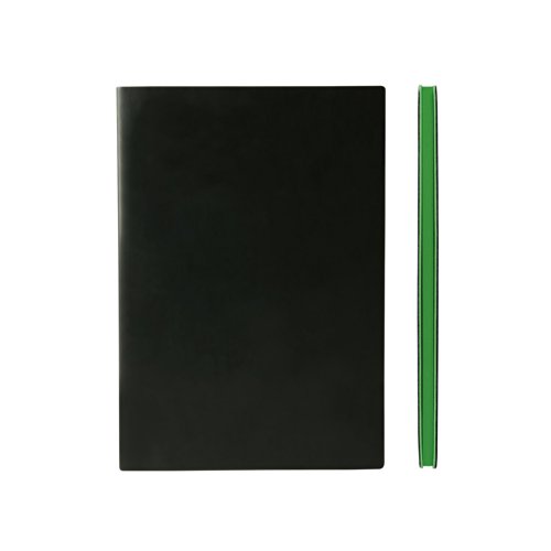 Daycraft Signature Spectrum BUSINESS STUDENT Notebook Journal – A5, Lincoln Green Edges, LINED - 8.3