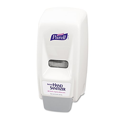 PURELL 962112 Bag-In-Box Hand Sanitizer Dispenser, 800mL, 5 5/8w x 5 1/8d x 11h, White