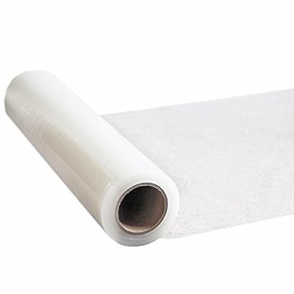 Phoenix Supplies 25m roll Clear Polythene self Adhesive Carpet Protector Film, Free Express Delivery