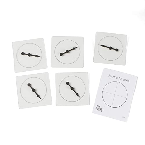 hand2mind Transparent Spinner Wheel, Plastic Circle Spinners with