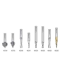 Amana Herramienta ams 134 8 PC Propósito general 1 4 inch vástago Router Bit Set