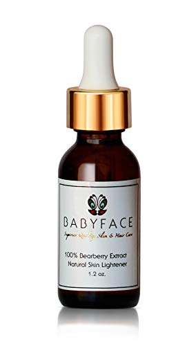 Babyface Pure Bearberry Extract [Concentrate] Skin Lightening Whitening Face Serum Natural Arbutin Bleaching Natural Lightener Bleach, Hydroquinone Free