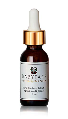 Babyface 100% Pure Bearberry Extract, Full Strength, Effective Natural Skin Lightener Bleaching