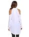 Soteer Womens Casual Cold Shoulder T-Shirt Flowy Swing Tops