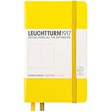 Leuchtturm1917 Classic Hardcover Dotted Pocket Notebook Lemon