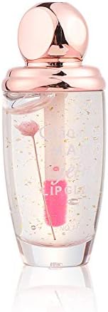 oceaneshop Flower Crystal Jelly Lipstick Lips Gloss Magic Temperature Change Color Lip Balm Moisture Color Crystal Clear(04)