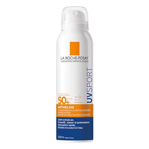La Roche Posay Anthelios UV Sport Unsichtbarer Nebel, erfrischender SPF50+, alle Hauttypen, 200 ml