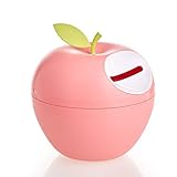 ProAid Fashion Apple Shape Tissue Holder, Toilet Paper Holder, Tissue Holder with a Roll, Piggy Bank, Boxes for Home Bathroom and Office, Tissue Box Cover, Pink