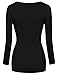 Laksmi Women's Cross-front V Neck Ruched Long Sleeve Blouse Top