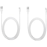 Apple MD818ZM/A Lightning to USB Cable, 1 Meter - Pack of 2 - White