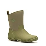 Muck Boot Women's Muckster Mid II Boots, 7 M, Moss Green, Tomatoes